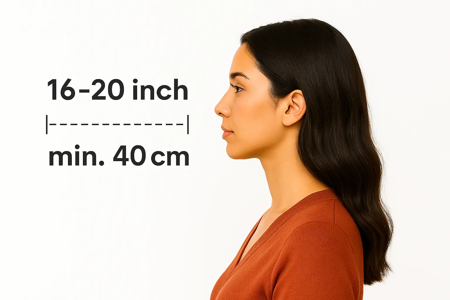 Step 1: Body-camera distance - instruction for taking the perfect passport photo